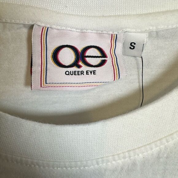 NWT Queer Eye Unisex White Short Sleeve Graphic Tee Shirt “Yes Henny” - Size S - Picture 4 of 6